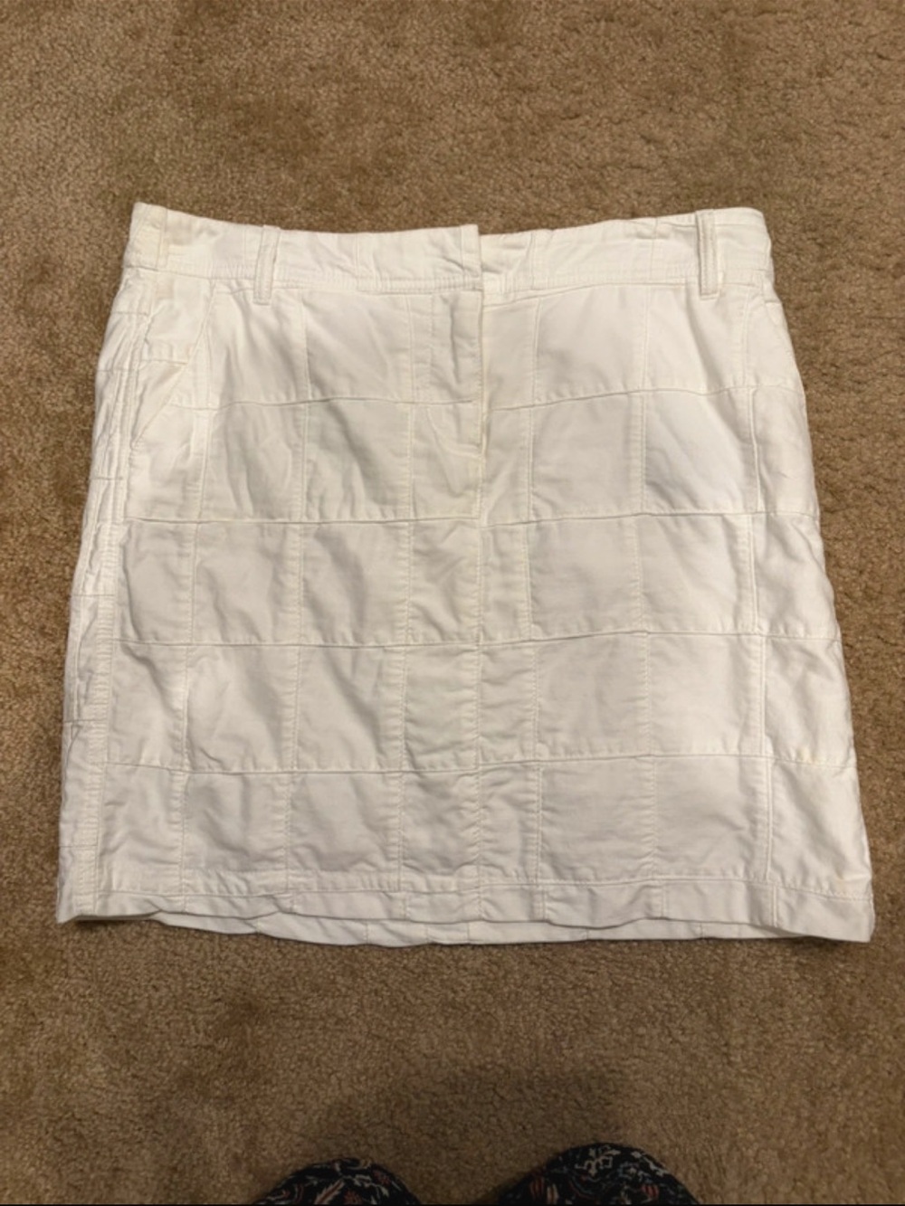 Ann Taylor Loft Women’s White Patchwork Skirt